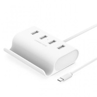 

												
												UGREEN USB-C to 4-Ports USB 2.0 HUB White 0.5M