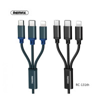 

												
												Remax RC-131th Gition Series 3in1 Charging Data Cable