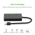 UGREEN 3-Port USB 3.0 Hub with External Stereo Sound Adapter 